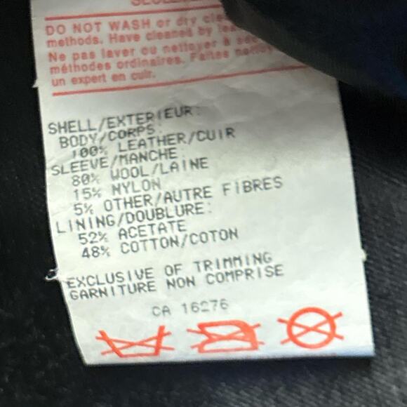 Treeline Outfitters Heavy Leather Jacket Mens XL Green Tan Bull Moose Hunting - Picture 6 of 8